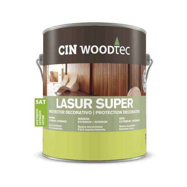 WOODTEC SUPER selyemfényű vízbázisú vastaglazúr 3 in 1